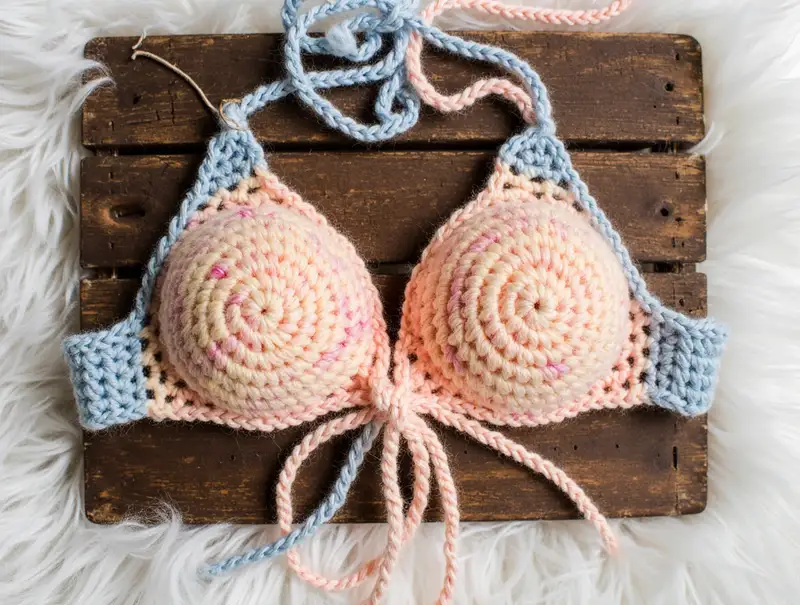 Complimentary Intermediate crochet pattern: Moonlit Bralette Crochet Pattern - Simple to follow guide