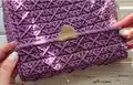 Canvas Handbag Crochet Pattern step 4 - final assembly and finishing