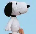Snoopy and Woodstock Amigurumi Pattern step 1 - construction progress