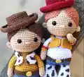 Woody and Jessie Toy Story Amigurumi Pattern step 3 - details and accessories