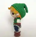 Link Amigurumi Pattern step 4 - final assembly and finishing