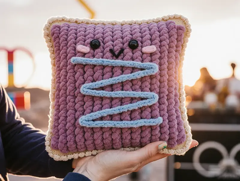 Complimentary Beginner Friendly crochet pattern: Crochet PopTart Pattern - Simple to follow guide