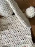 Boho Bunny Lovey Amigurumi Pattern step 4 - final assembly and finishing