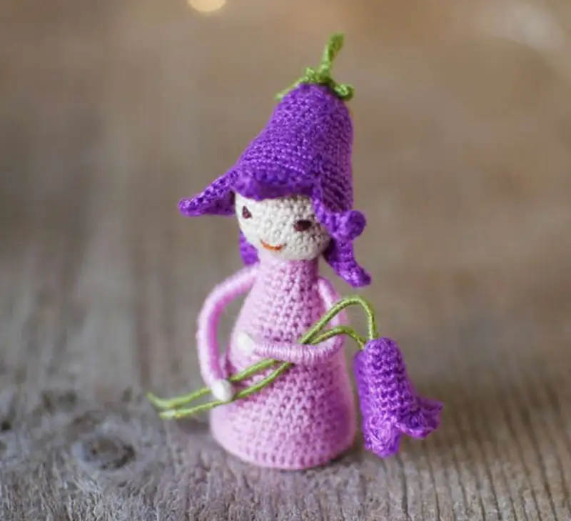 Complimentary Advanced crochet pattern: Bluebell Fairy Amigurumi Pattern - Simple to follow guide