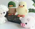Farm Friends Collection - Duck, Mallard & Rooster Amigurumi Pattern step 4 - final assembly and finishing