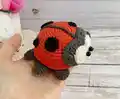 Adorable 2-in-1 Ladybug Amigurumi Pattern step 2 - assembly progress