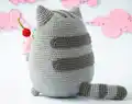 Pusheen Cat with Ice Cream Amigurumi Pattern step 3 - details and accessories