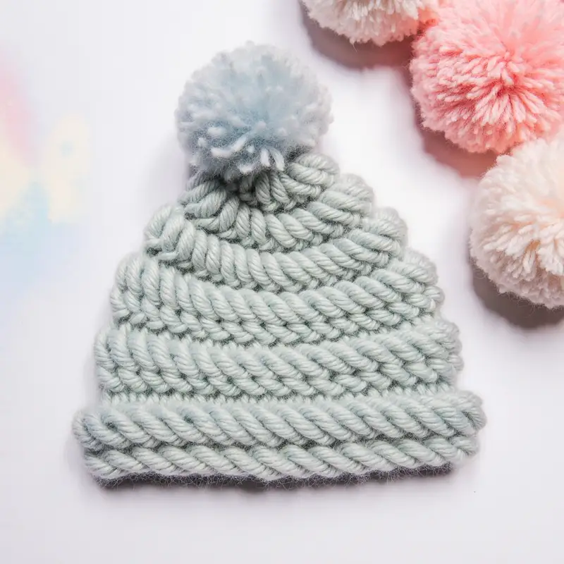 Complimentary Beginner Friendly crochet pattern: Pom Pom Snowman Hat Crochet Pattern - Simple to follow guide