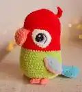 Lovebird and Parrot Amigurumi Pattern step 2 - assembly progress