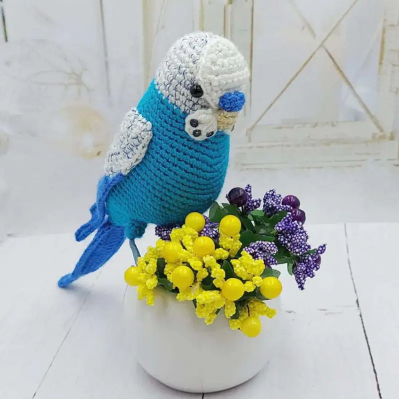 Complimentary Advanced crochet pattern: Budgerigar Bird Amigurumi Pattern - Simple to follow guide