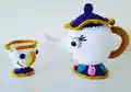 Mrs. Potts & Chip Amigurumi Pattern step 3 - details and accessories