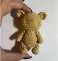 Teddy Bear in Suitcase Amigurumi Pattern step 2 - assembly progress