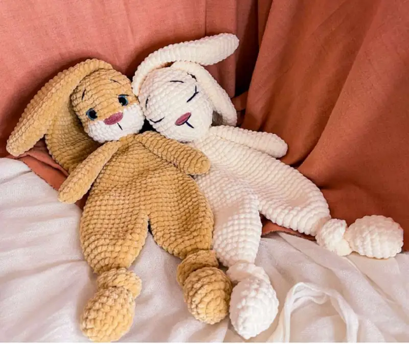Complimentary Intermediate crochet pattern: Plush Snuggler Bunny Amigurumi Pattern - Simple to follow guide