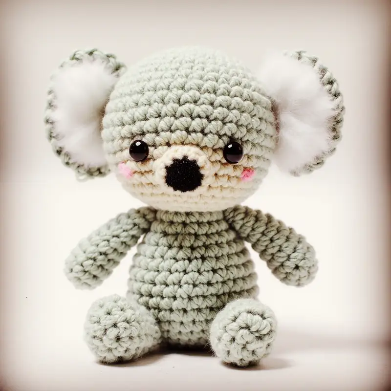 Complimentary Beginner Friendly crochet pattern: Koala Amigurumi Pattern - Simple to follow guide