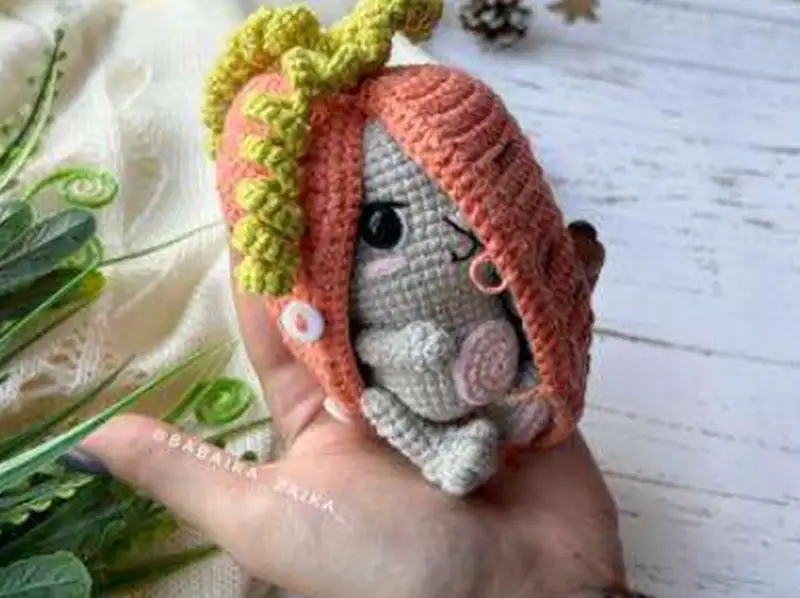 Complimentary Intermediate crochet pattern: Bunny-Carrot Amigurumi Pattern - Simple to follow guide