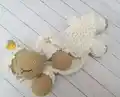 Sheep Security Blanket Amigurumi Pattern step 3 - details and accessories