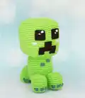 Minecraft Creeper Amigurumi Pattern step 4 - final assembly and finishing