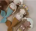 Lulu the Mermaid Amigurumi Pattern step 3 - details and accessories