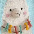 Wall Hanging Lama Decor Crochet Pattern step 2 - assembly progress