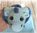 Plush Dragon Backpack Crochet Pattern step 4 - final assembly and finishing