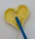 Conversation Candy Hearts Crochet Pattern step 4 - final assembly and finishing