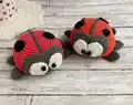 Adorable 2-in-1 Ladybug Amigurumi Pattern step 1 - construction progress