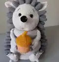 Hedgehog Stacking Toy Amigurumi Pattern step 4 - final assembly and finishing