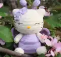 Hello Kitty Amigurumi Pattern step 3 - details and accessories