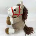 Adorable Horse Amigurumi Pattern step 1 - construction progress