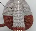 Little Monkey Joe Amigurumi Pattern step 4 - final assembly and finishing
