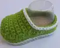 Tribal Baby Clogs Crochet Pattern step 3 - details and accessories