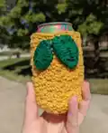Fruit Snack Coozie Pack Pattern step 2 - assembly progress