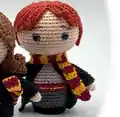 Mini Trio Harry Potter Amigurumi Pattern step 4 - final assembly and finishing
