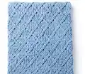 EZ Diamond Lattice Blanket Pattern step 3 - details and accessories