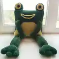 Frog Pillow Pattern step 1 - construction progress