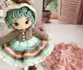 Doll Aybüke Amigurumi Pattern step 4 - final assembly and finishing