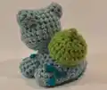 Bulbasaur Amigurumi Pattern step 3 - details and accessories