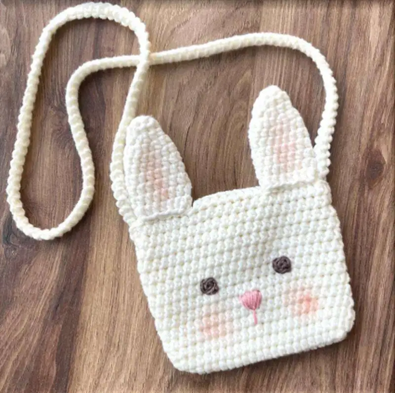 Complimentary Beginner Friendly crochet pattern: Bunny Bag Pattern - Simple to follow guide