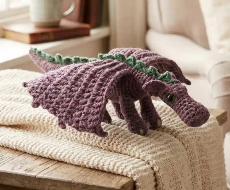 Quality crochet pattern: Fierce Little Dragon Amigurumi Pattern - Intermediate level guide with complete instructions