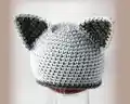 Crochet Hatimals Wolf Hat Pattern step 3 - details and accessories