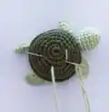 Small Turtle Amigurumi Pattern step 3 - details and accessories