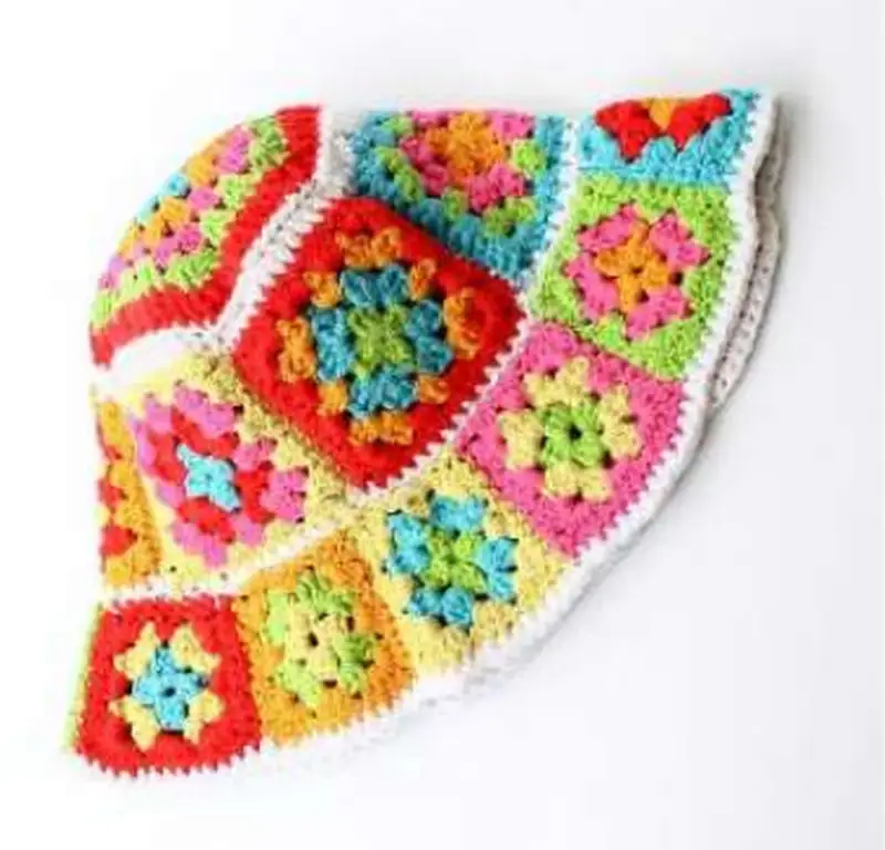Complimentary Intermediate crochet pattern: Granny Bucket Hat Pattern - Simple to follow guide
