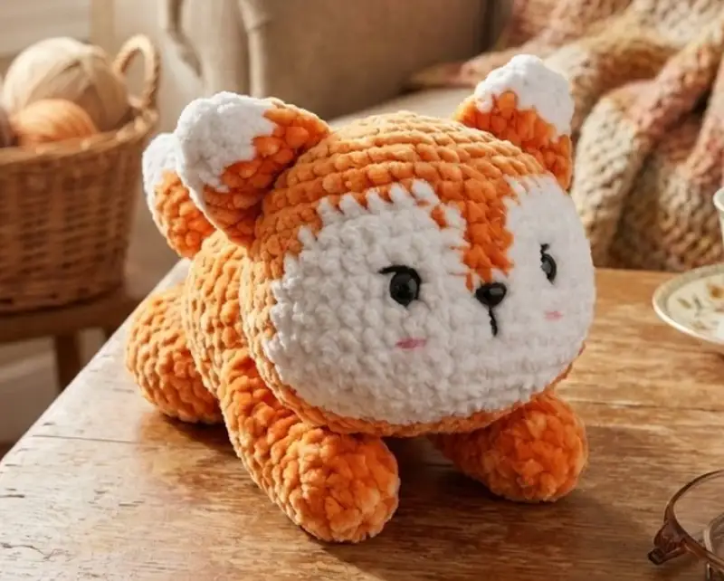 Complimentary Beginner Friendly crochet pattern: Little Fox Amigurumi Pattern - Simple to follow guide