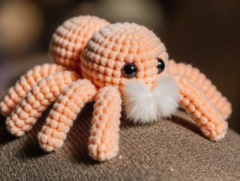 Complimentary Intermediate crochet pattern: Low Sew Spider Amigurumi Pattern - Simple to follow guide