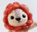Lion Gryffin Amigurumi Pattern step 4 - final assembly and finishing