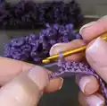 Lavender Plant Crochet Pattern step 3 - details and accessories