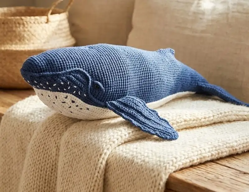 Complimentary Advanced crochet pattern: Crochet Whale Amigurumi Pattern - Simple to follow guide