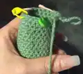 Creeper Minecraft Character Amigurumi Pattern step 3 - details and accessories