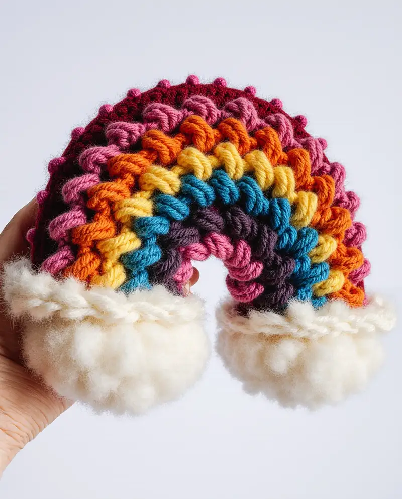 Complimentary Beginner Friendly crochet pattern: Brighten Your Day Crochet Rainbow Stuffie Pattern - Simple to follow guide