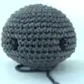 Baby Bat Amigurumi Pattern step 2 - assembly progress